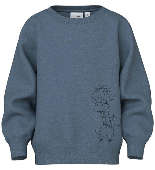 Name It Sweatshirt - NmmVion - China Blue/Dinos