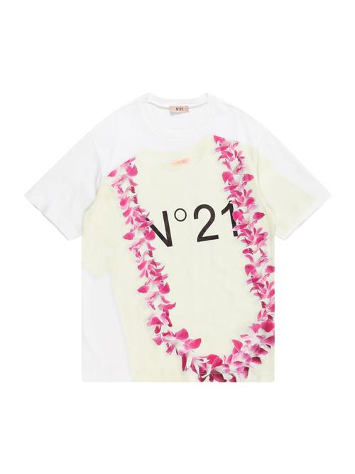 N°21 Bluser & t-shirts  pastelgul / fuchsia / sort / hvid