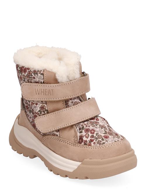 Millas Double Velcro Tex Print Wheat Pink