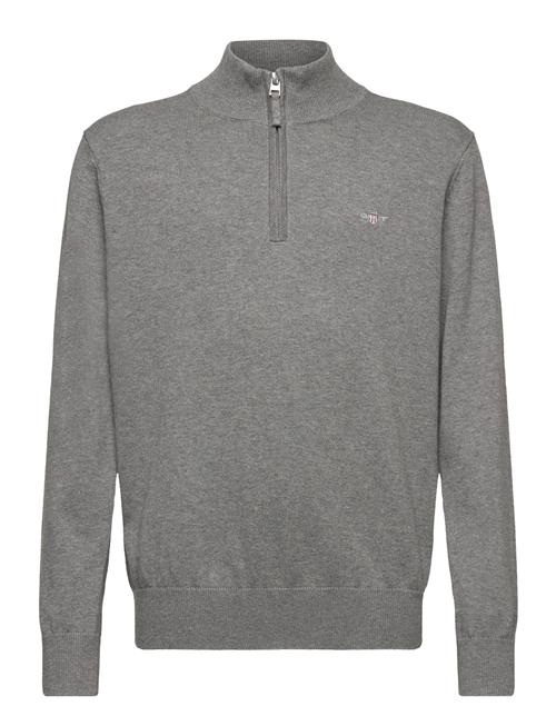 Shield Cotton Half Zip GANT Grey