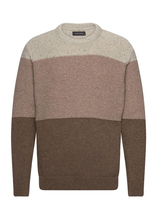 Clean Cut Copenhagen Tim O Neck Knit Clean Cut Copenhagen Brown