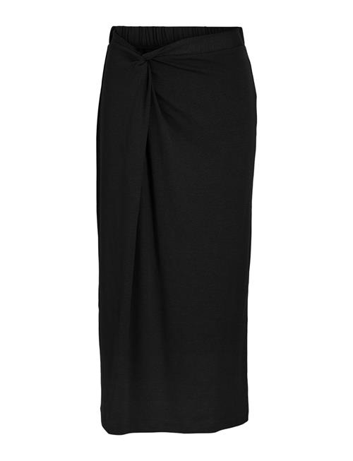 Vila Vivase Hw Midi Skirt Vila Black