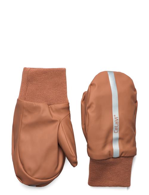 CeLaVi Pu Padded Mittens CeLaVi Brown