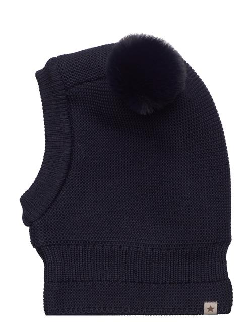 Huttelihut Balaclava Windstop W. Pompoms Huttelihut Navy