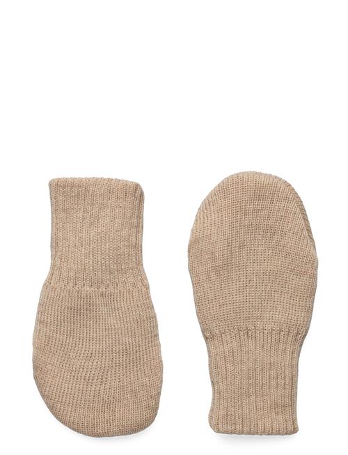 Huttelihut Mittens Wool Knit Huttelihut Beige