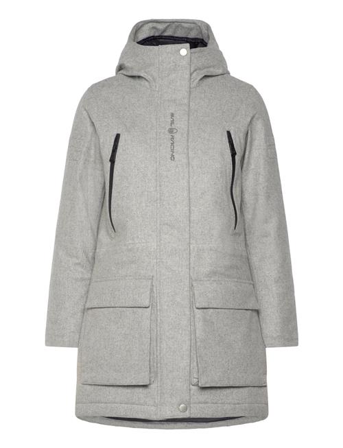 W Glacier Bay Wool Parka Sail Racing Grey