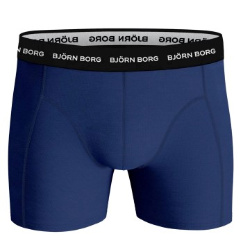 Björn Borg 5P Cotton Stretch Boxer 1719 Sort/Marine/Hvid bomuld Medium Herre