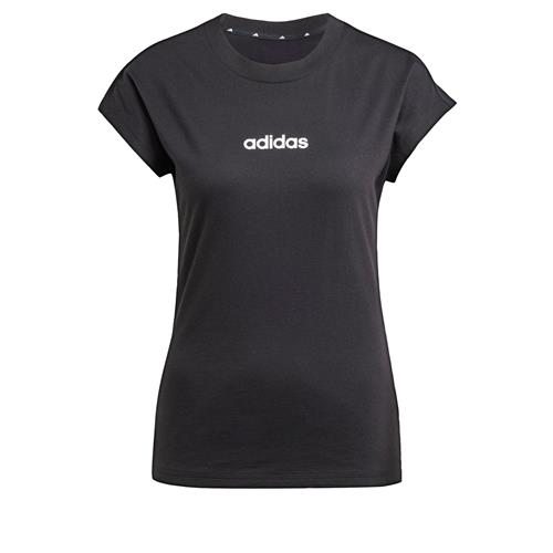 Se ADIDAS SPORTSWEAR Funktionsbluse 'Essentials Linear'  sort / hvid ved About You