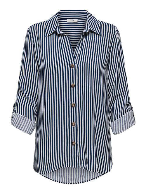 JDY Bluse 'JDYLAUREL'  navy / hvid