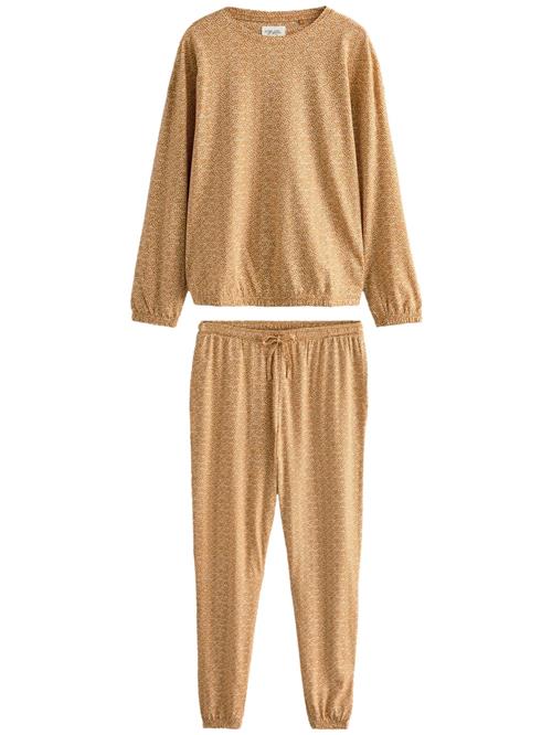 Se Next Pyjamas  cognac / hvid ved About You