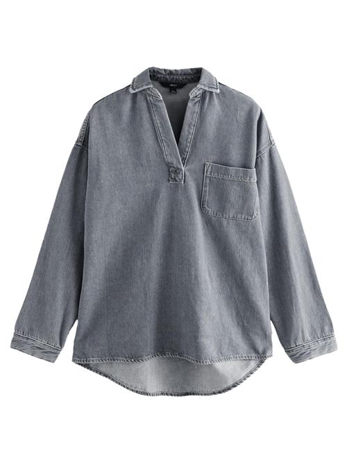 Se Next Bluse  grå / grey denim ved About You