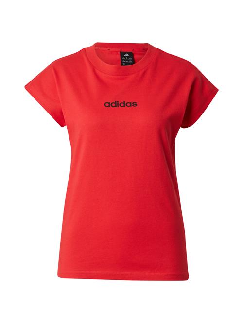 ADIDAS SPORTSWEAR Funktionsbluse 'Essentials'  brandrød / sort