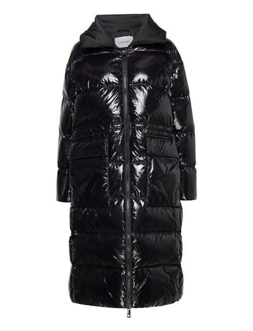 Calvin Klein High Shine Padded Puffer Coat Calvin Klein Black