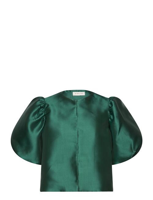 Malina Cleo Pouf Sleeve Blouse Malina Green