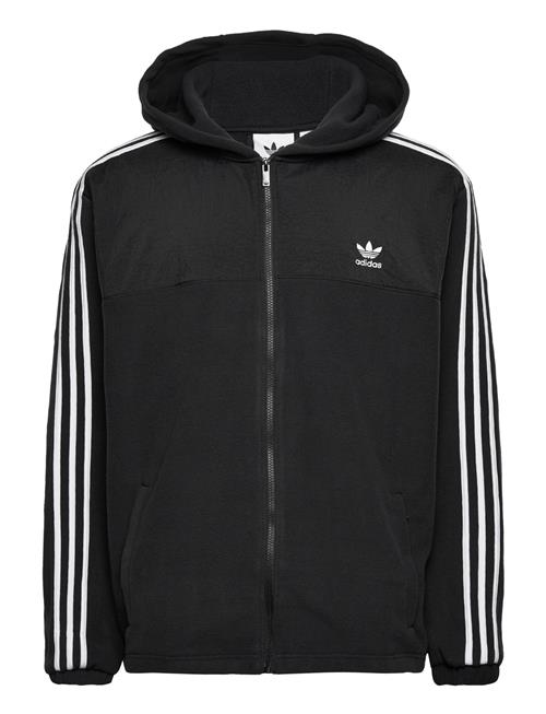 Adidas Adicolor 3Stripes Teddy Fleece Hoodie Adidas Originals Black