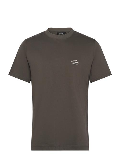 Cotton Jersey Frode Emb Logo Tee Mads Nørgaard Brown