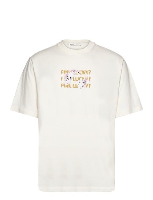 Haider Lucky T-Shirt Gots WOOD WOOD Cream