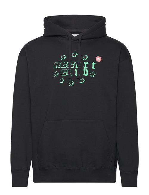 Cass Resort Club Hoodie Gots WOOD WOOD Black