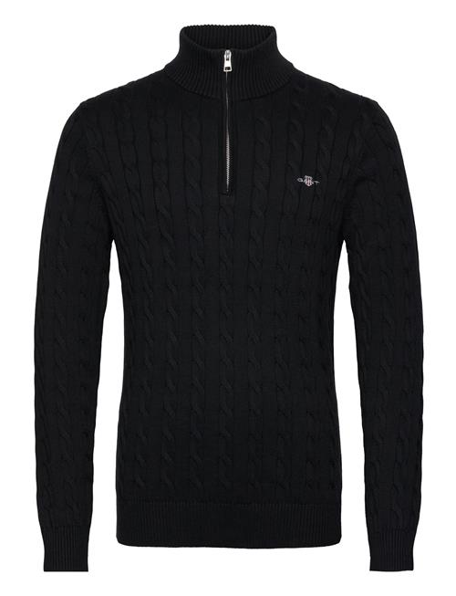 GANT Cotton Cable Half Zip GANT Black