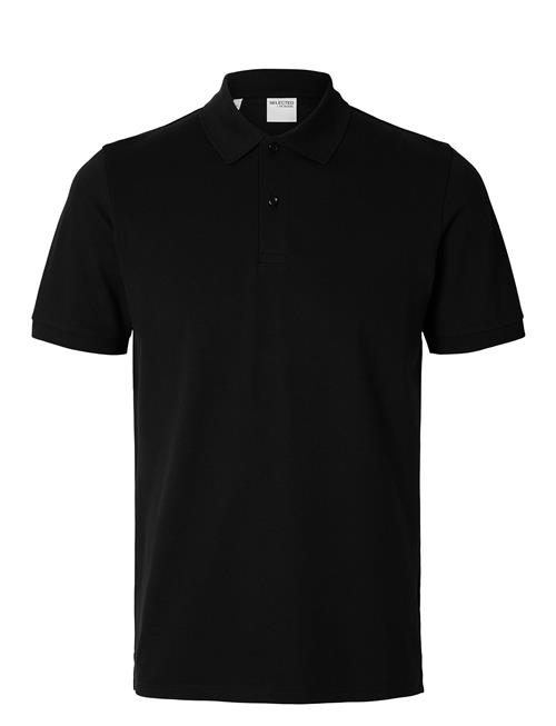 Selected Homme Slhslim-Atlas Ss Polo Selected Homme Black