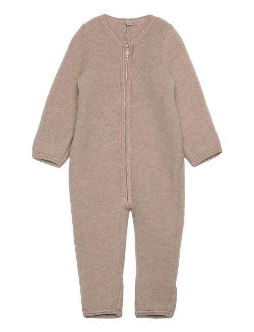 Huttelihut Pram Suit Wool Fleece Huttelihut Beige