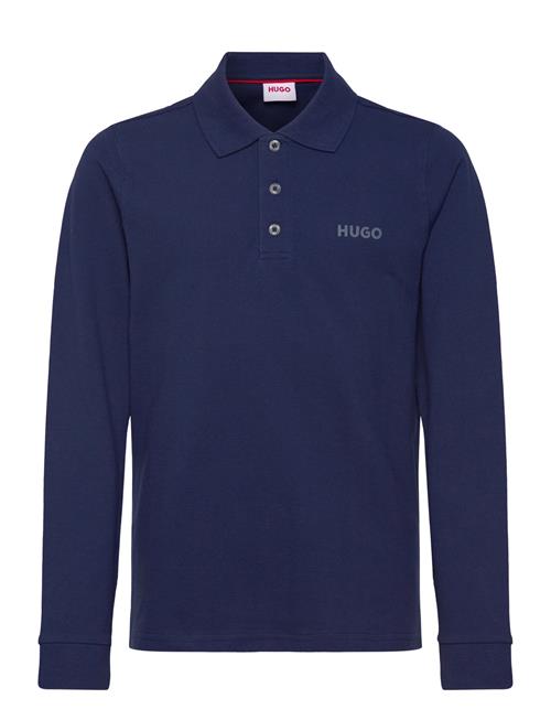 Hugo Kids Long Sleeve Polo Hugo Kids Blue