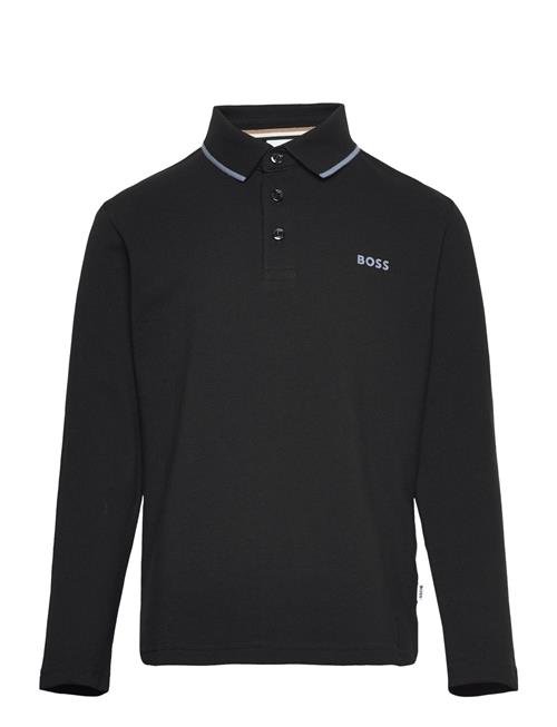 BOSS Long Sleeve Polo BOSS Black