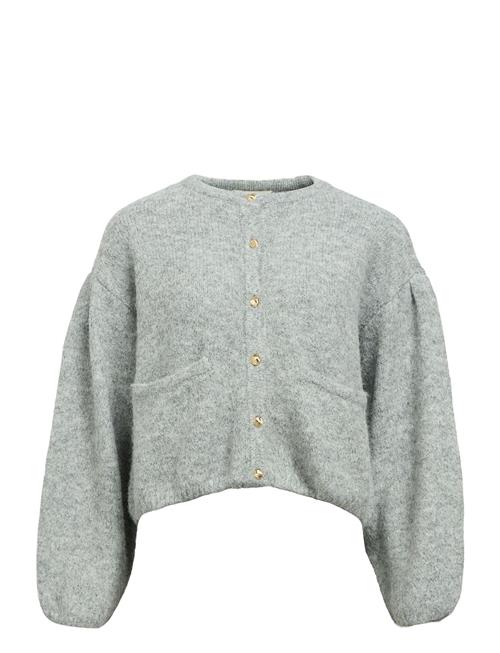 Object Objsaggia Lo L/S Knit Cardigan 135 Object Grey