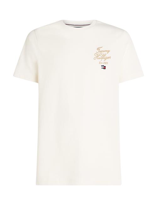 Script Hilfiger Stack Tee Tommy Hilfiger White