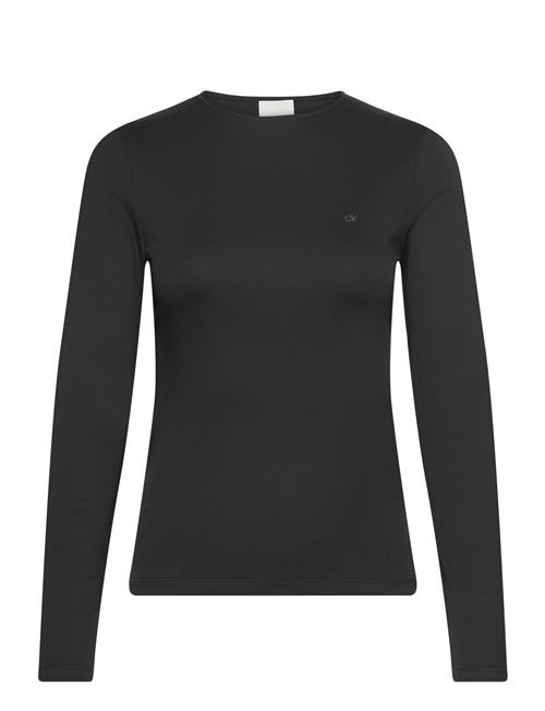 Calvin Klein Liquid Touch C-Nk Top Ls Calvin Klein Black