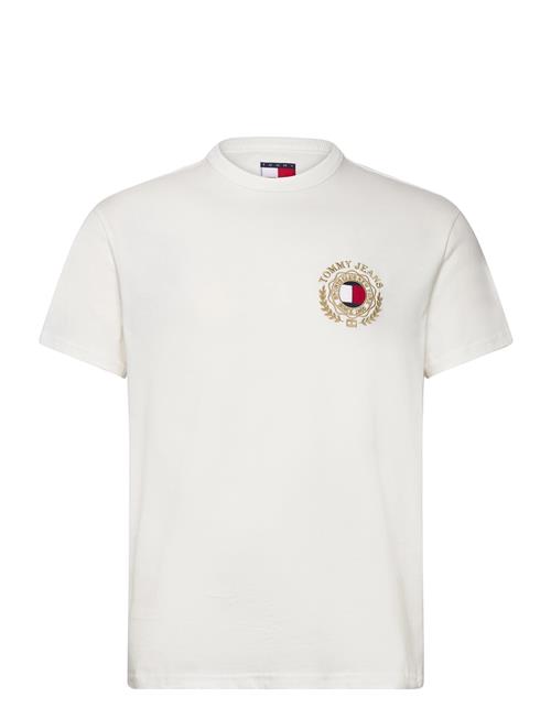 Tjm Reg Tommy Crest Tee Tommy Jeans White