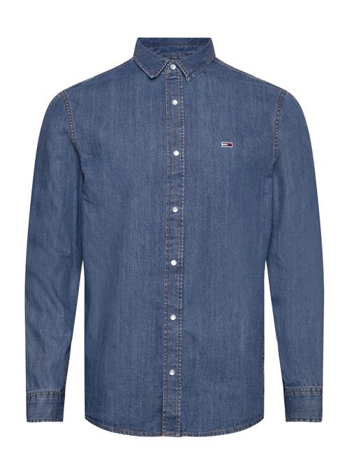 Rglr Fit Shirt Mid Blue Tommy Jeans Blue