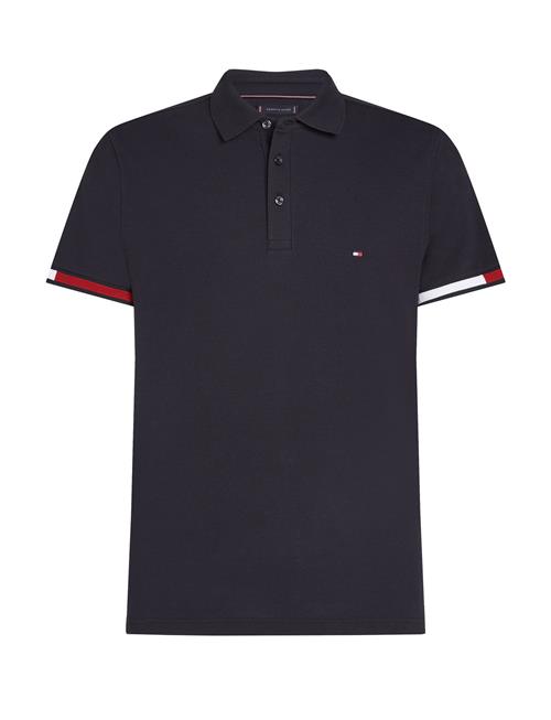 Flag Cuff Slim Polo Tommy Hilfiger Navy