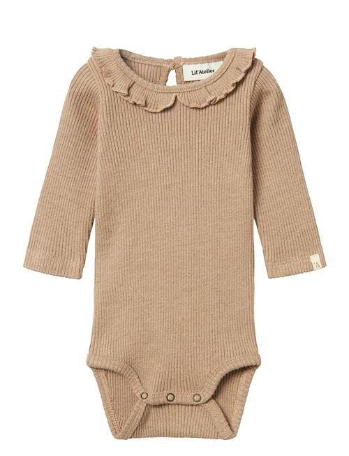 Lil'Atelier Nbfsophia Sak Ls Slim Body Lil Lil'Atelier Beige