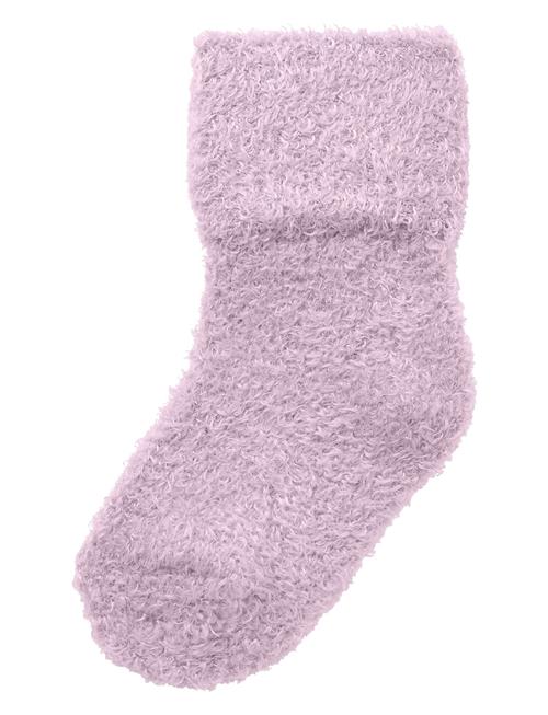 Nbfolla Terry Fluffy Sock Name It Purple