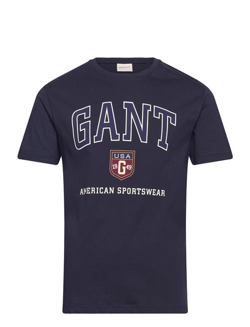 Graphic T-Shirt GANT Navy