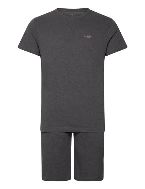 Pajama Set T-Shirt And Shorts GANT Grey