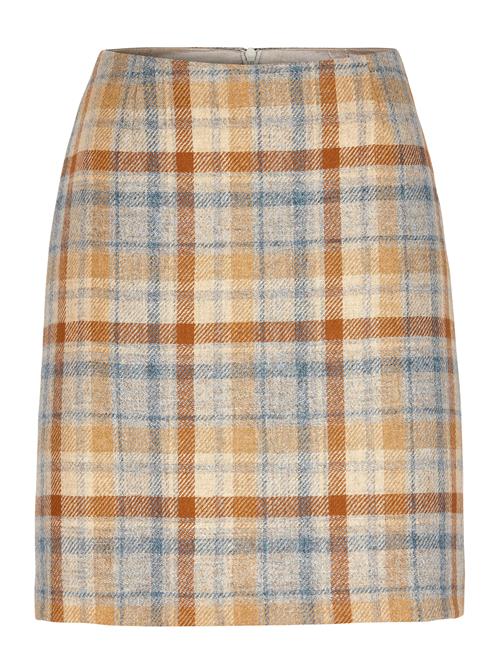 Connie Tweed Skirt Newhouse Beige