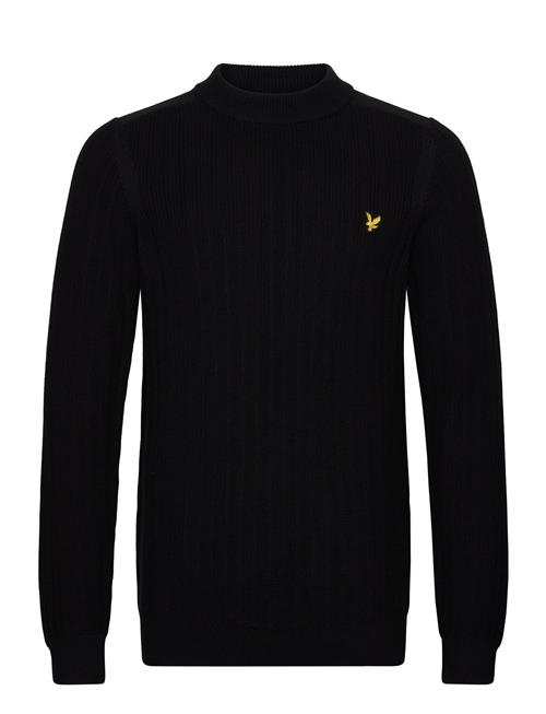 Lyle & Scott Ribbed Mock Neck Jumper Lyle & Scott Black