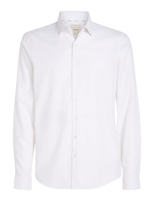 Calvin Klein Tonal Structure Slim Shirt Calvin Klein White