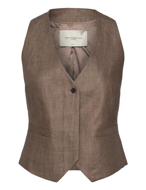 Cmnature-Waistcoat Copenhagen Muse Brown