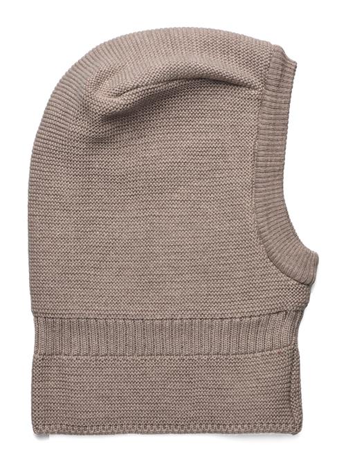 Huttelihut Balaclava Wool Knit Windstop Huttelihut Beige