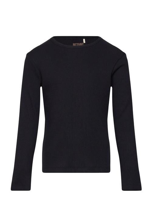 Huttelihut T-Shirt Ls Rib Huttelihut Black