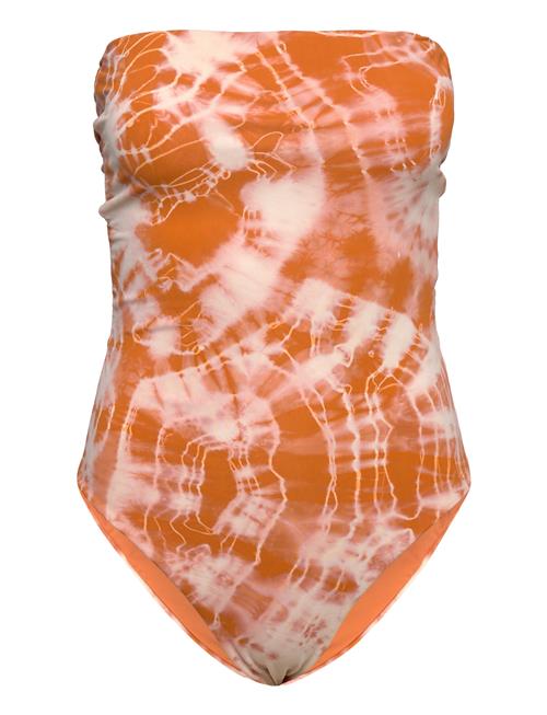 Rabens Saloner Cosmo Open Back Swimsuit - Layla Rabens Sal R Orange