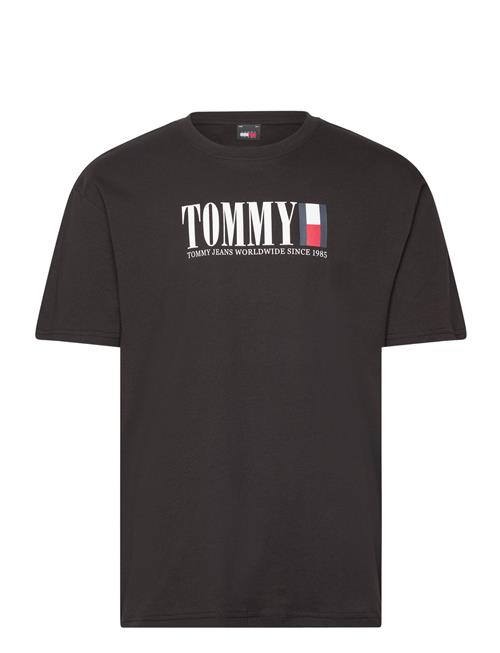 Tjm Reg Tommy Dna Flag Tee Ext Tommy Jeans Black