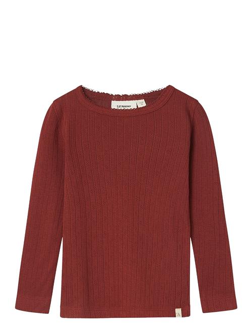 Lil'Atelier Nmfrachel Nes Ls Slim Top Hea Lil Lil'Atelier Red