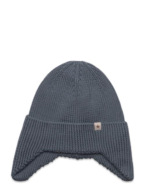 Huttelihut Hat Wool Knit Windstop Huttelihut Blue