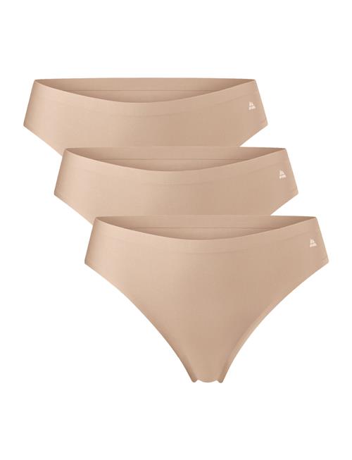 Danish Endurance Women's Invisible Thong 3-Pack Danish Endurance Beige