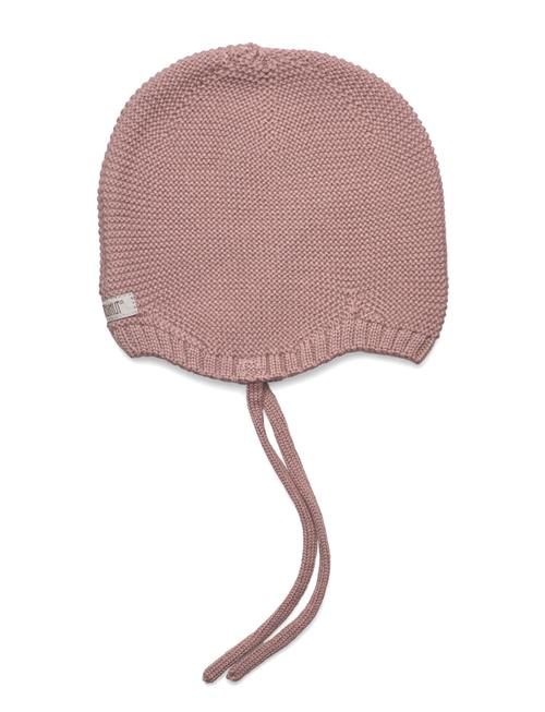 Huttelihut Bonnet Wool Knit Huttelihut Pink