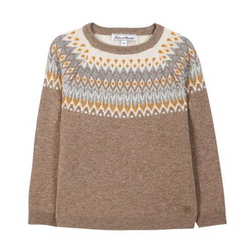 Tartine et Chocolat Uldstrikket sweater Heated Chestnut | Brun | 10 years